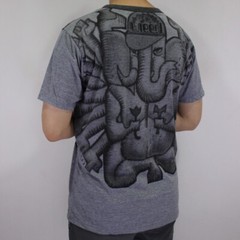 WEED Ganesha Ringer T-Shirt Men Ganapati Ganesh Hindu Yoga Hippie Bohemian WE01