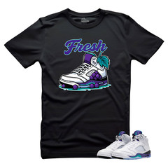 Shirt To Match Jordan 5 Grapes Sneakers-FRESH Unisex Jordan Match Tees