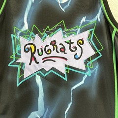 Rugrats Nickelodeon Men’s 6XL Headgear Classics Reptar Embroidered Jersey NWT