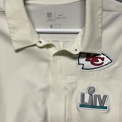 Nike KC Chief Performance Shirt Mens XXL Beige L/S Pullover NFL On Field Dri Fit
