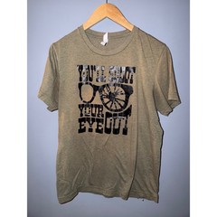 Bella Canvas Youll Shoot Your Eye Out Graphic T-Shirt Mens Medium Heather Olive