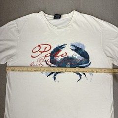 Vintage Polo Ralph Lauren Men’s XL Shirt Crab Print Sport RL 90’s Hong Kong Tee