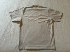 Lady White Co Shirt Mens Medium Oatmeal Rugby Tee Crew Neck Made in USA