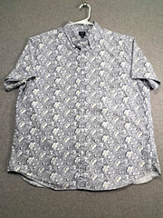 J Crew Flex Button Down Short Slv Shirts Lot of 2 Geometric & Floral Patterns XL