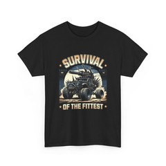 Survival of the Fittest Monster Truck T-Shirt Off Road 4×4 Graphic Tee Gift