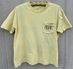 vintage Hobie pocket tee graphic t shirt single stitch c 1989 80s 1980s