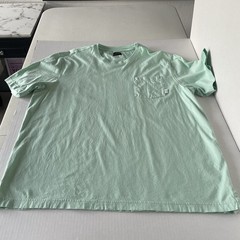 Greg Norman Men’s XL Mint Green Pocket T-Shirt Shark Logo SS Excellent