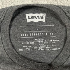 Levi’s Shirt Mens Large Gray 501 Established Graphic Tee Logo Tagless Soft