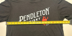 Pendleton Whisky Black T Shirt Size M Cowboy Horse Graphic District Perfect Tri