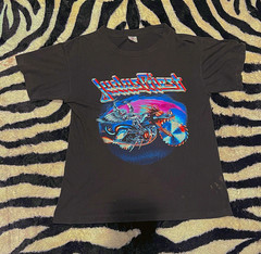 RARE Judas Priest Painkiller EUROPEAN Tour 1991 Double-Sided T-Shirt size L