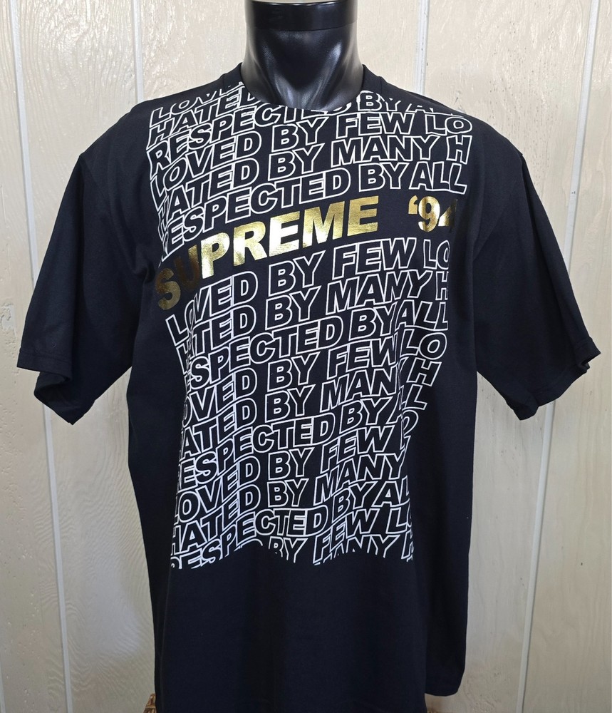 Supreme Respected Tee SS22T39 Pre-shrunk Cotton Men’s T-shirt Sz XL