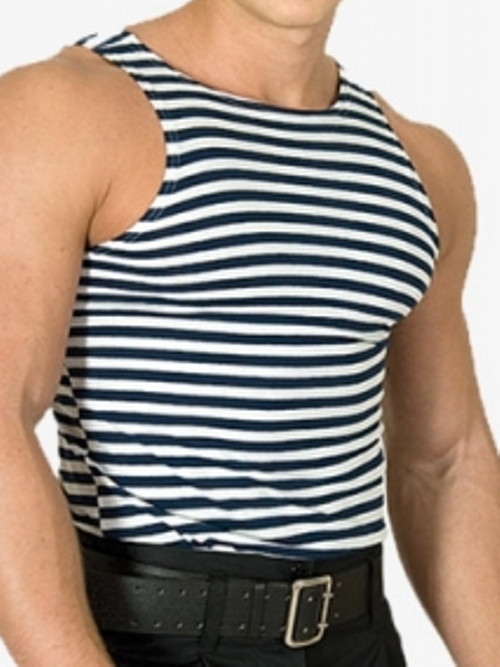 Airborne Striped tank Navy Telnyashka sleeveless t shirt