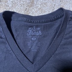 Fresh Clean Tees Mens V Neck Tee Shirt Size M #32144