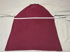 Sean John Collection – Men’s 3/4 Sleeve Shirt Size L – LARGE – Burgundy and Gray