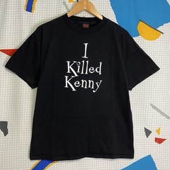 Vintage 90s Fashion Victim Tshirt I Killed Kenny Large Single Stitch USA Grunge
