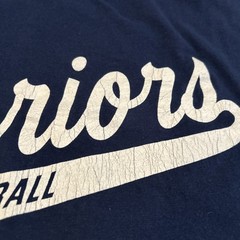 Vintage 1996 Warriors Softball T-Shirt Size XL #44 NCAA High School Intramural