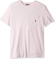 Men’s Pocket T-Shirt Casual Crew Neck Short Sleeve Solid Tee True to Size Fit