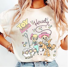 Disney Toy Story Howdy Jessie Bo Peep T-SHIRT UNISEX1