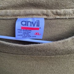 Vintage Anvil UCSD Weight Training & Fitness Long Sleeve T-Shirt XL