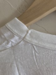 New NWOT Vintage 50s Penny’s White Blank Soft T-shirt Size 46 100% Combed Cotton
