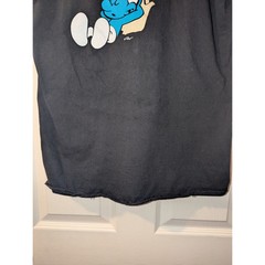 Smurfs Graphic T Shirt Double Sided 100% Cotton Funny Cute Mushroom Adult M