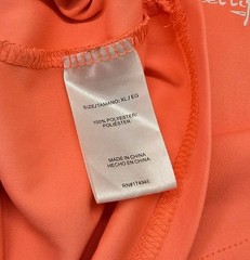 Reel Life XL Fishing Shirt Long Sleeve Light Orange Fish Sunrise Back