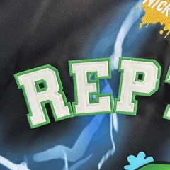 Rugrats Nickelodeon Men’s 6XL Headgear Classics Reptar Embroidered Jersey NWT