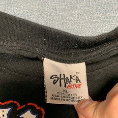 Shaka Active Filipino Graphic Logo T Shirt Men XL Black Every Day Wear Crew Neck