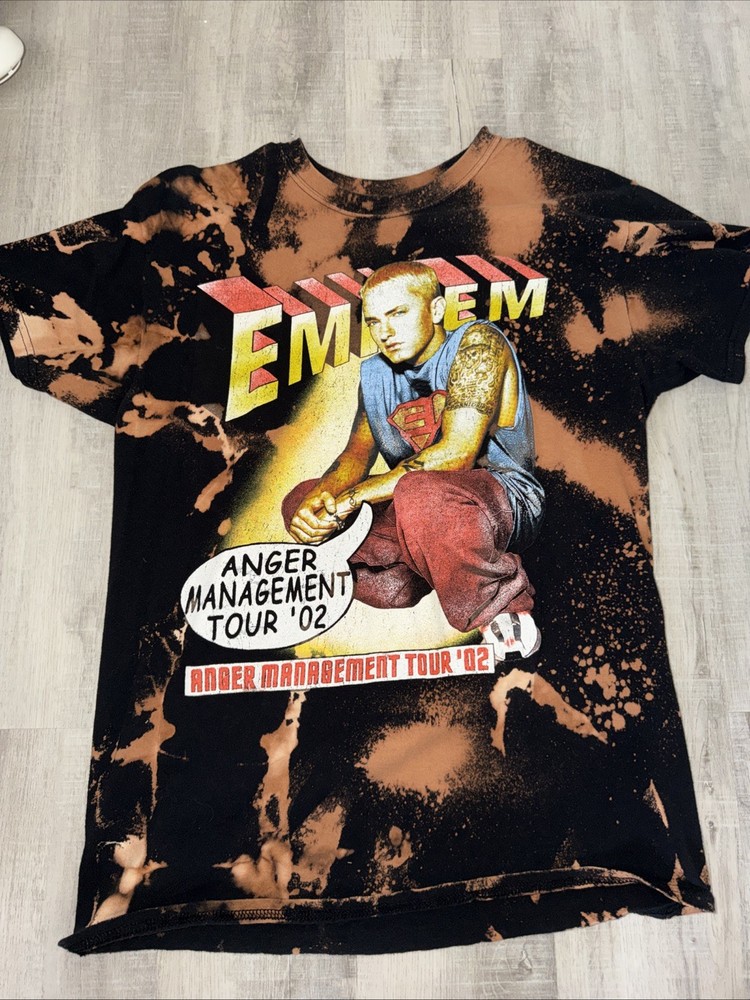 Eminem Anger Management Tour 2002 Shirt Adult Medium Graphic Rap Tee Reprint