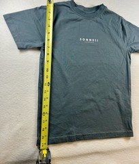 Sonneti London Crew Neck Essential T-Shirt in Grey Blue Athleisure