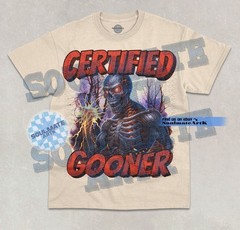 Certified Gooner T-Shirt Funny Gen Z Humor Meme Hilarious Graphic Bootleg Shirt