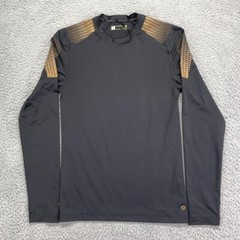 XERSION T Shirt Men Small Gray Compression Quick Dri Long Sleeve Training Gym