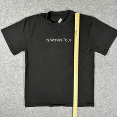 Jamie XX In Waves Tour Shirt 2024/2025 Double Sided Black DJ Tee – Size Small