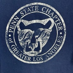 Vtg Distressed Penn State Chapter of Greater Los Angeles Double Sided T-Shirt 2X