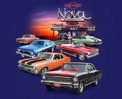 NOVA SS T-SHIRT PURPLE NOVA CAFE 283,307,327,350,396.427,454 S-XL24.99+2X,3X NEW