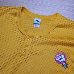 Charm Blow Pop Augusta Sportswear Yellow Mesh Short Sleeve Jersey T-Shirt 3XL
