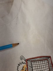 Calvin and Hobbes VTG 90s T-Shirt LaCrosse Front/Back Print Single Stitch LG??