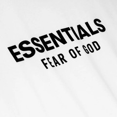 Fear of God Essentials Classic Tee ‘Bright White’ S Size Oversized T-Shirt SS25