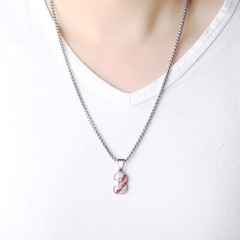 Inspiration Baseball Jersey Number Necklace Stainless Steel Charms Number Pen…
