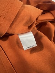 Murano Liquid Luxury Slim Fit Crewneck T-Shirt Orange Men’s Size XL