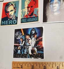JULIAN ASSANGE STICKERS VARIETY PACK (3)