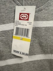 ECKO Unltd. Vintage Men’s Stripe V-Neck T-Shirt ( 3 Pieces / One Price ) Medium