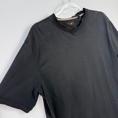 Left Coast Tee T-Shirt Mens L Black 100% Pima Cotton Short Sleeve Crew Neck