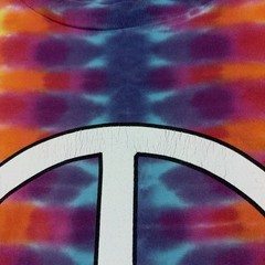 Vintage 90s Joe’s Crab Shack Tie Dye Peace Shirt Single Stitch Adult XL