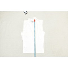 Under Armour Men’s HeatGear Compression Mock Neck Sleeveless Shirt White Sz XL