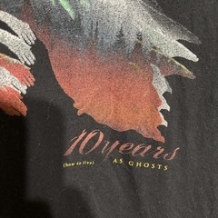 10 Years Band T Shirt Mens Sm Black Graphic Rock Concert How To Live As Ghosts