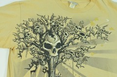 Guitar Tree Y2K Skull Large Rock Metal Band Style Shirt Guitarist AOP Graphic