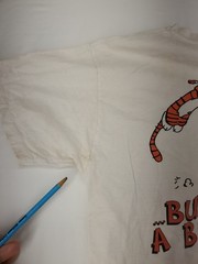 Calvin and Hobbes VTG 90s T-Shirt LaCrosse Front/Back Print Single Stitch LG??
