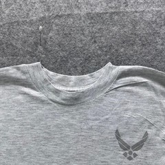 U.S. Air Force Shirt Mens XS Gray Logo Graphic Crewneck Cotton Jersey Blend