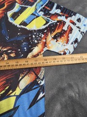 Marvel Wolverine Shirt Mens Medium Multicolor All Over Print X-Men Graphic Tee